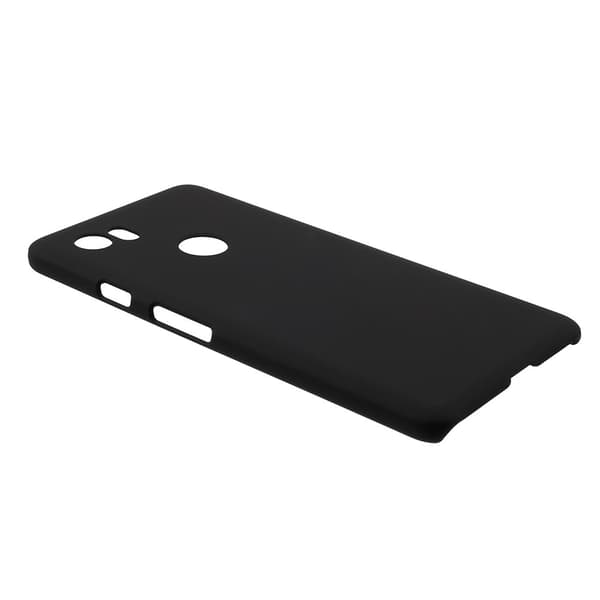 Rubberized Hard Plastic Cover for Google Pixel 2 XL - Black