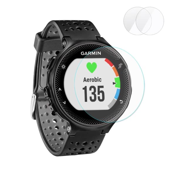 2 stk HAT PRINCE Garmin Forerunner 235 hærdet glas 0.2mm