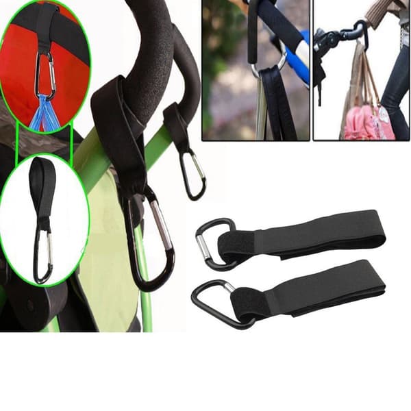 Barnvagnskrokar 2-Pack