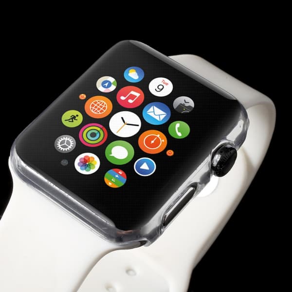 Skyddande Transparant Skal för Apple Watch Series 3 2 1 38mm