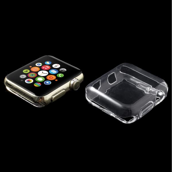 Clear Tpu Case with Non-slip Inner for Apple Watch Series 3 2 1 42mm