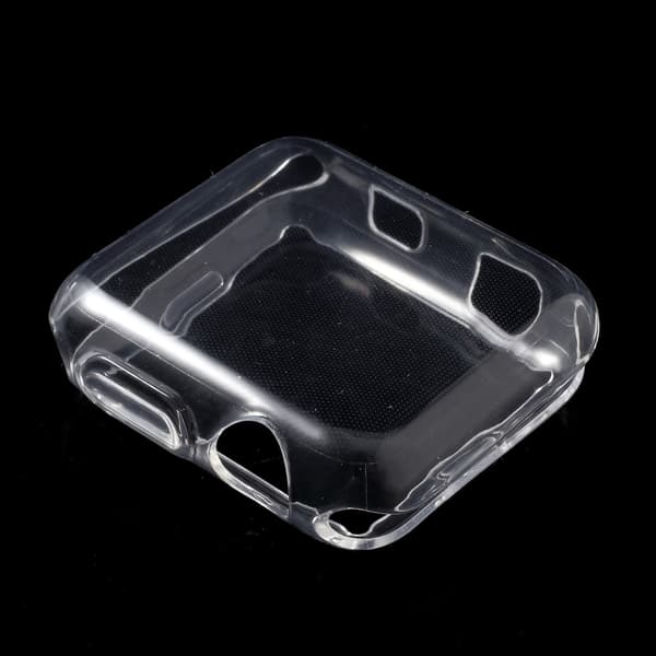 Clear Tpu Case with Non-slip Inner for Apple Watch Series 3 2 1 42mm