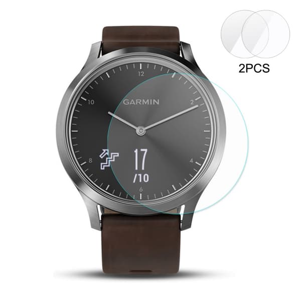 2PCS HAT PRINCE Tempered Glass Screen Protector Garmin Vivomove HR
