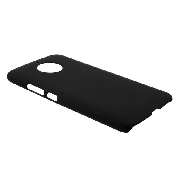 Rubberized Plastic Hard Case for Motorola Moto E4 Plus EU Version - Black