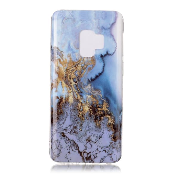 Samsung Galaxy S9 G960 TPU Phone Protection Case - Marble Baby Blue