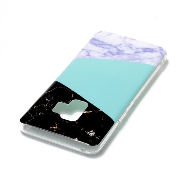 IMD Patterned TPU Mobile Cover Samsung Galaxy S9 SM-G960 - Splicing Marble