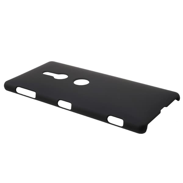 Rubberized Hard Plastic Case for Sony Xperia XZ2 - Black