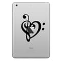 Miniatyrbillede 1 af 2: HAT PRINCE Stylish Chic PVC Decal Sticker for iPad - Heart Note