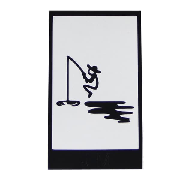 HAT PRINCE Stylish Chic PVC Decal Sticker for iPad - Fishing
