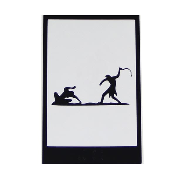 HAT PRINCE Stylish Chic PVC Decal Sticker for iPad - Slash Apple