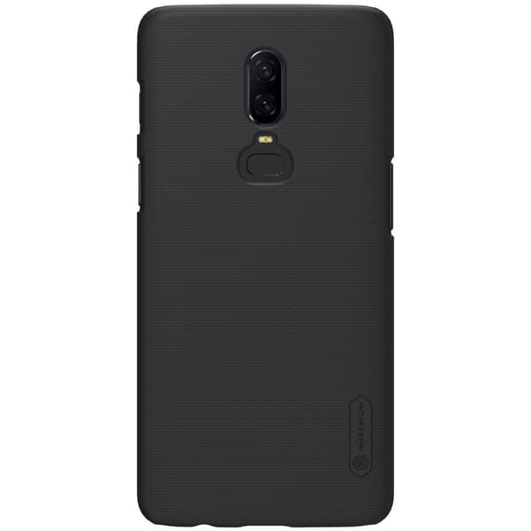 NILLKIN Super Frosted Shield Hard Plastic Taske til OnePlus 6 - Sort