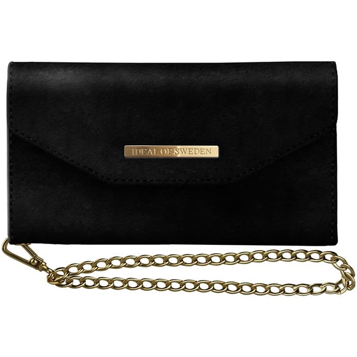 iDeal of Sweden Mayfair Clutch Velvet for iPhone 8 7 6 Se - Black
