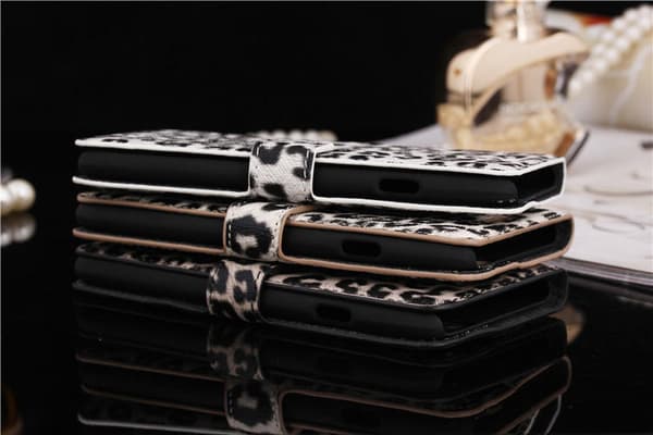 Iphone 6 Plus 5.5" Plånboksfodral / Fodral Leopard
