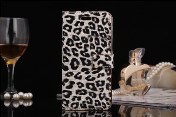 Iphone 6 Plus 5.5" Plånboksfodral / Fodral Leopard