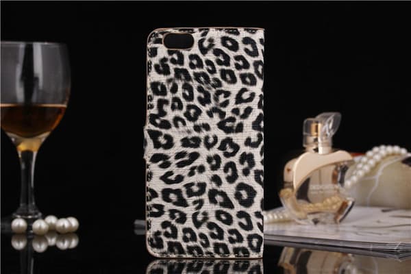 Iphone 6 Plus 5.5" Plånboksfodral / Fodral Leopard