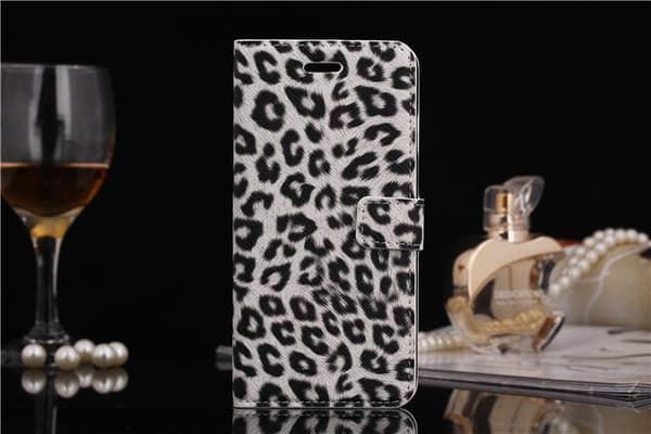 Iphone 6 Plus 5.5" Plånboksfodral / Fodral Leopard