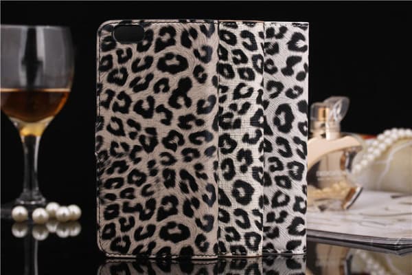 Iphone 6 Plus 5.5" Plånboksfodral / Fodral Leopard
