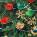 Miniatyrbillede 3 af 5: Badeværelsesbruseforhæng Shower Curtain Christmas  - Juletræ