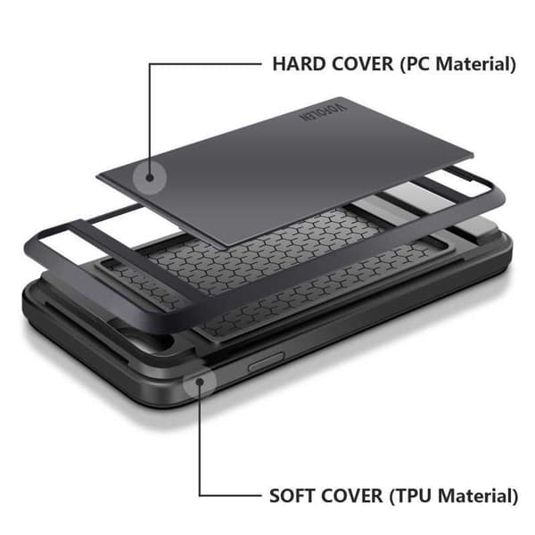 iPhone 8 Plus stødsikkert cover med kortrum
