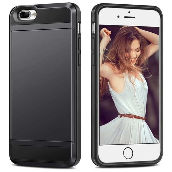 iPhone 8 Plus stødsikkert cover med kortrum