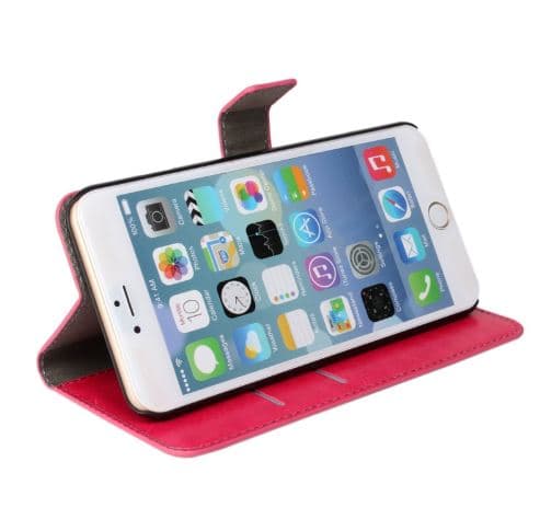 Plånboksfodral i PU-Läder till iPhone 6/6S PLUS