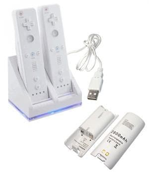 Kompatibelt med Wii Laddningsställ Bluelight Laddningsstation