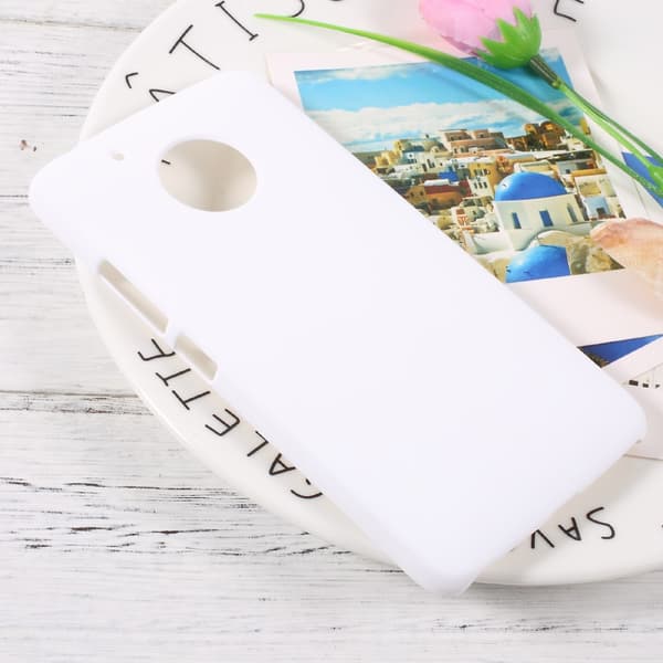 Lenovo Moto G5 Skal Plastskal Rubberized - Vit