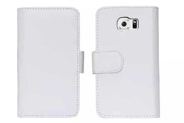Samsung Galaxy S8 Plus 6 Slot Lommebok-deksel Hvit