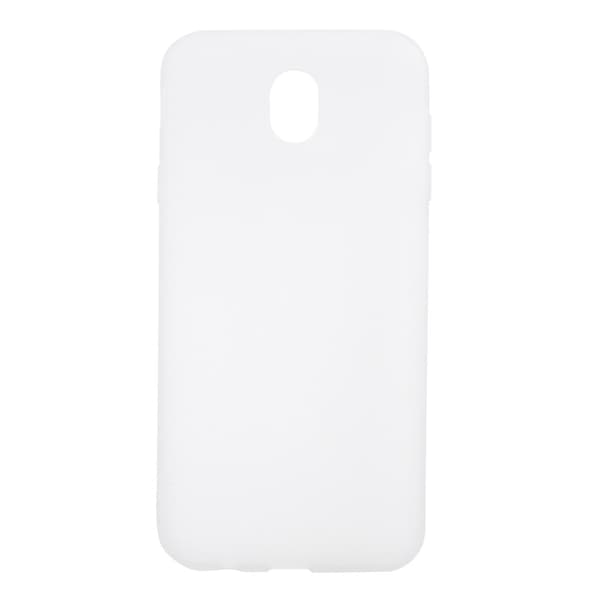 Samsung Galaxy J7 (2017) Slimmat TPU skal frostat - Vit