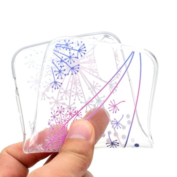 Super Thin Patterned Soft TPU Cell Phone Shell iPhone X/10 5.8 inch - Dandelion