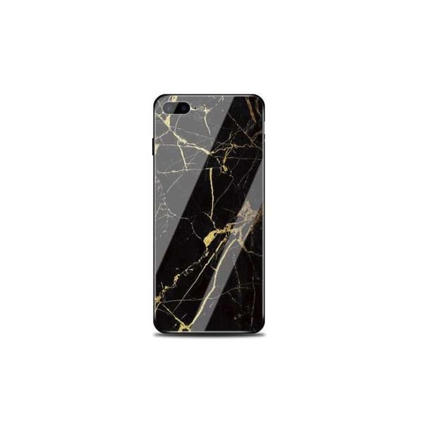 iPhone 7 Plus Marble Shell 9H Glasbagside Glasbagside