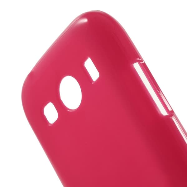 Samsung Galaxy Ace 4 Glossy TPU skal HotPink