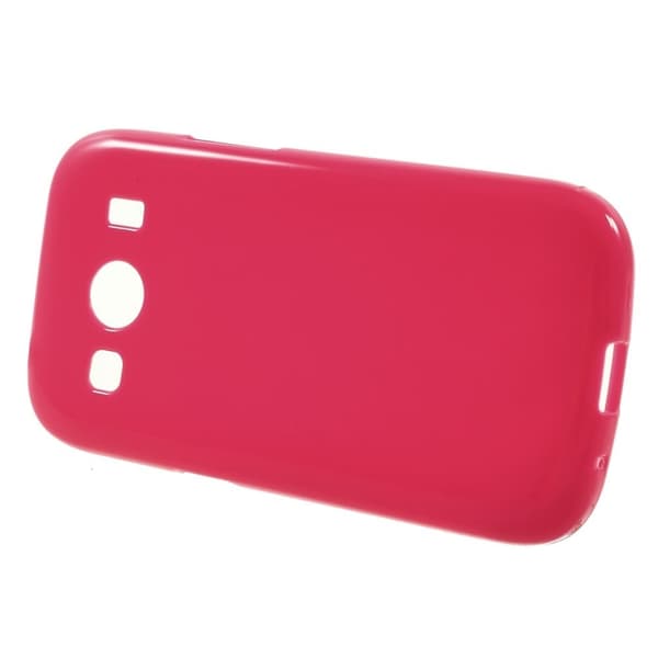 Samsung Galaxy Ace 4 Glossy TPU skal HotPink