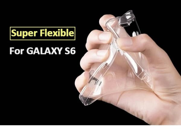 Samsung Galaxy S6 SM-G920F Slimmat TPU skal TRANSPARANT