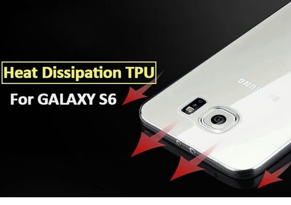 Samsung Galaxy S6 SM-G920F Slimmat TPU skal TRANSPARANT