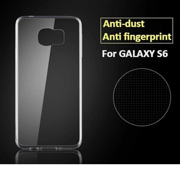 Samsung Galaxy S6 SM-G920F Slimmat TPU skal TRANSPARANT