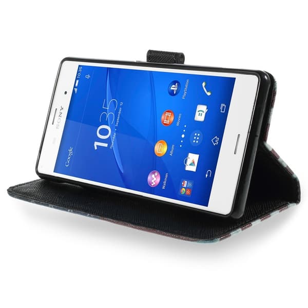 Sony Xperia Z3 US flagga Plånboksfodral