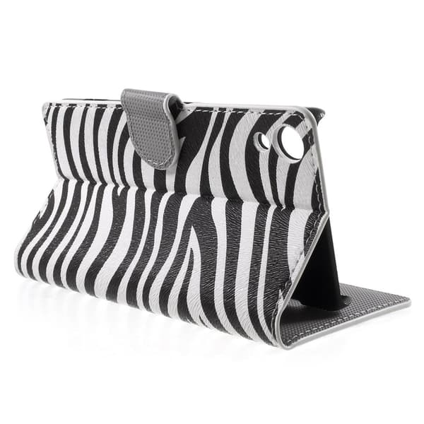 Sony Xperia Z3+ E6553 Zebra Stripe Plånboksfodral