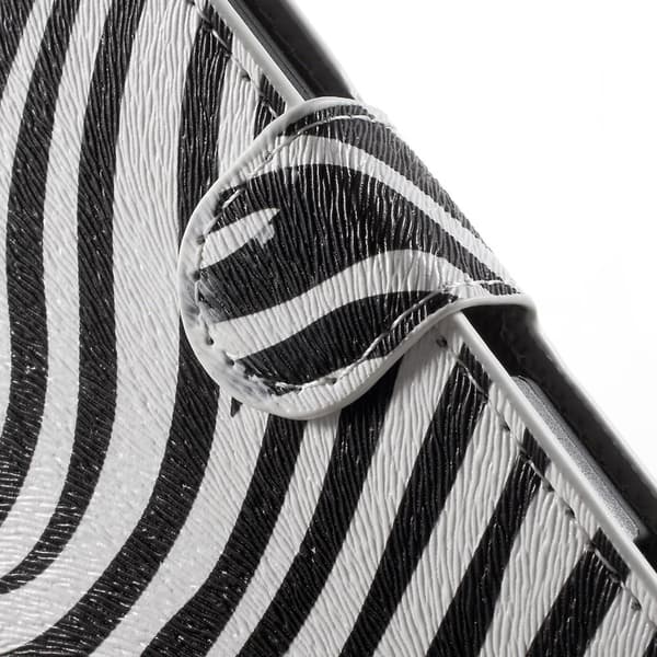 Sony Xperia Z3+ E6553 Zebra Stripe Plånboksfodral
