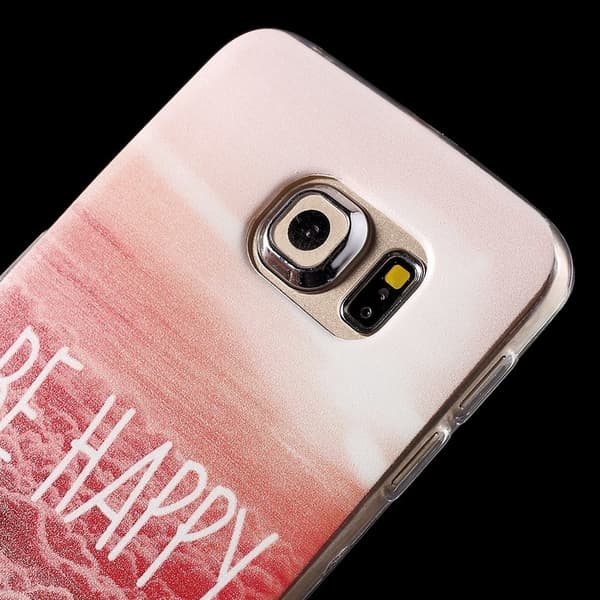 Samsung Galaxy S6 EDGE TPU skal Be Happy