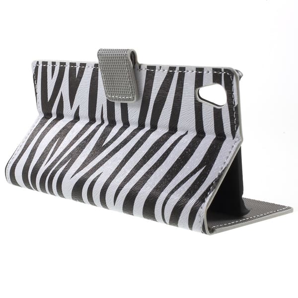 Sony Xperia Z5 Plånboksfodral Zebra Stripes