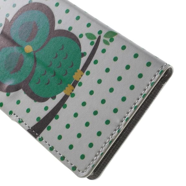 Sony Xperia Z5 Plånboksfodral Green Owl