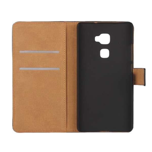 Huawei Mate S Wallet Genuine Split Leather Case