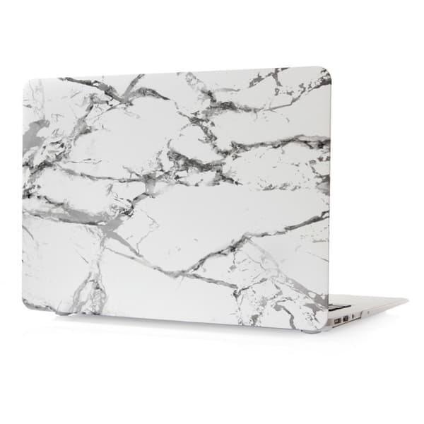 Skal Till MacBook Air 13" (2012) Marmor - Grå / Vit