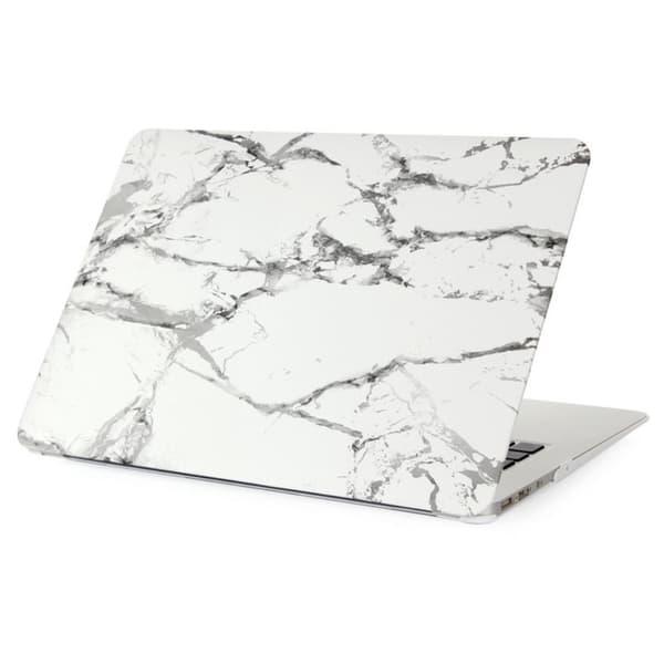 Skal Till MacBook Air 13" (2012) Marmor - Grå / Vit