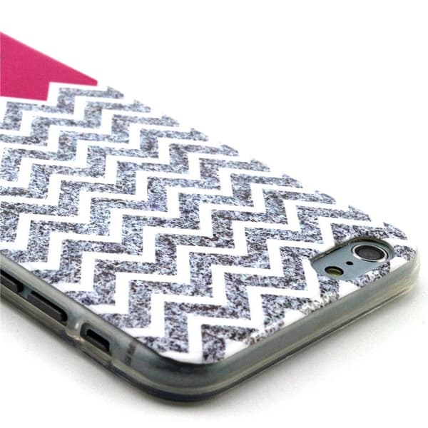 Iphone 6/6S 4.7" TPU Skal Chevron and Smile