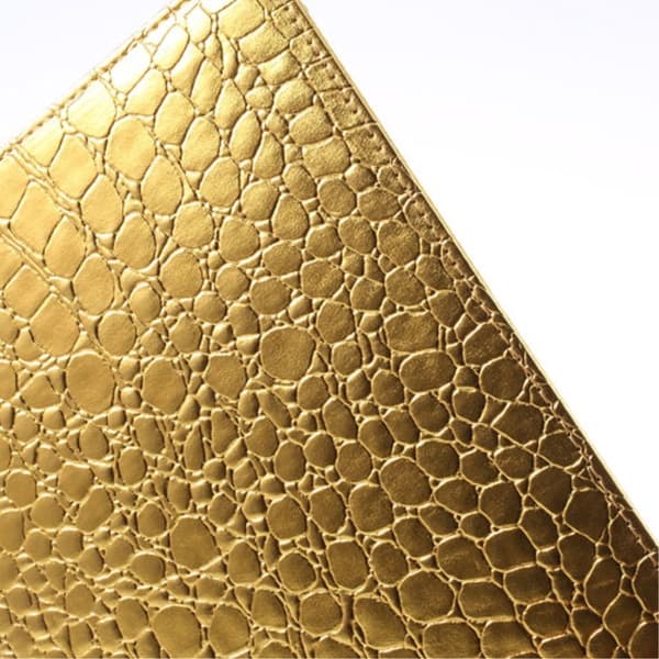 Fodral iPad Air / iPad 9.7 2017 & 2018 360 rotation Krokodil Guld