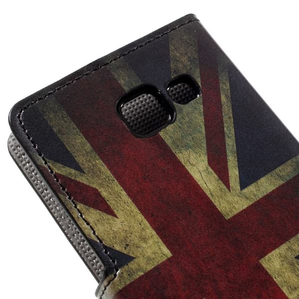 Samsung Galaxy A3 (2016) Lommebok-deksel - Retro britisk flagg