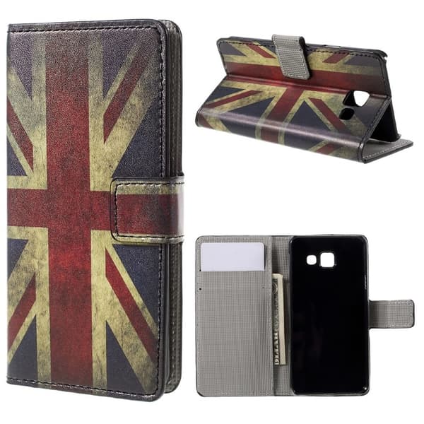 Samsung Galaxy A3 (2016) Lommebok-deksel - Retro britisk flagg