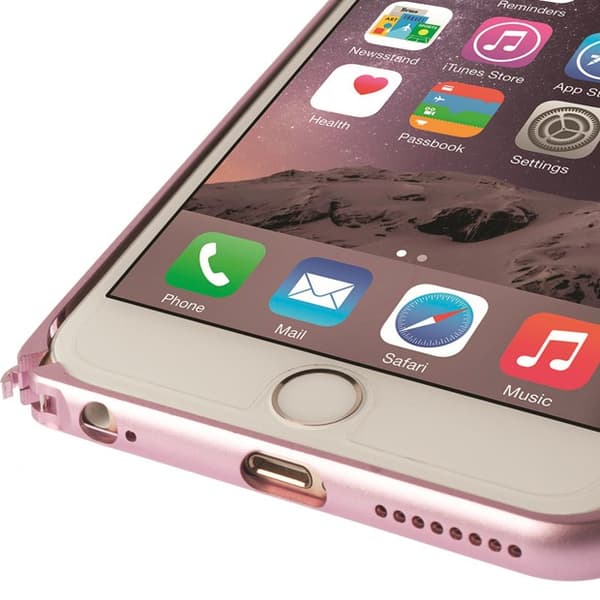Krusell Sala Aluminiumbumper för iPhone 6 5,5" Rosa